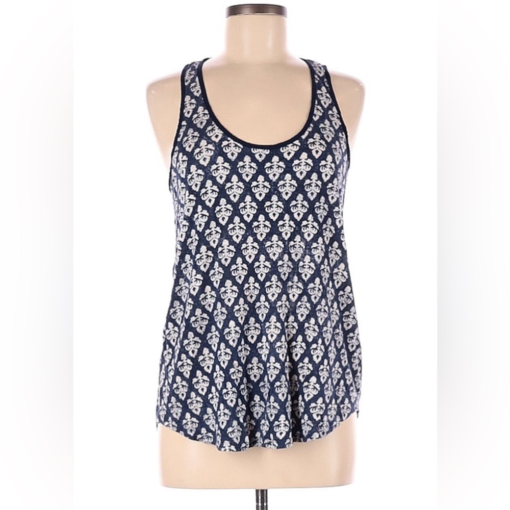 Anthropologie Lilka Alameda Blue Boho Tank Size Small